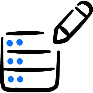 Server Edit Icon from Freehand Duotone - Free Set