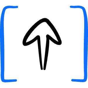 Upload Brackets Icon from Freehand Duotone - Free Set