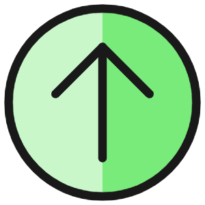 Upload Circle Icon from Ultimate Colors - Free Set
