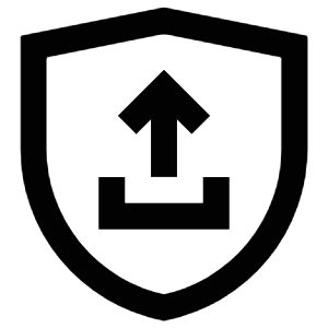 Arrow Up Shield Icon from Atlas Line Set