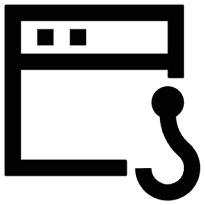 Clickbait Window Icon from Atlas Line Set