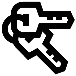 Keys Icon from Atlas Line Set
