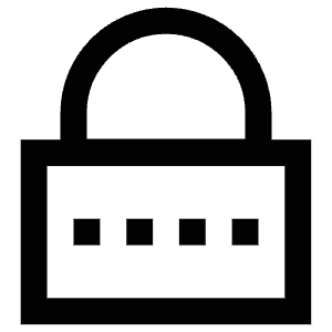 Padlock Dots Icon from Atlas Line Set
