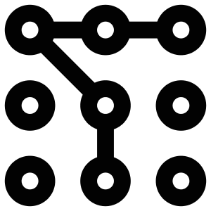Pattern Security Icon from Atlas Line Set