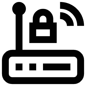 Router Security Icon from Atlas Line Set
