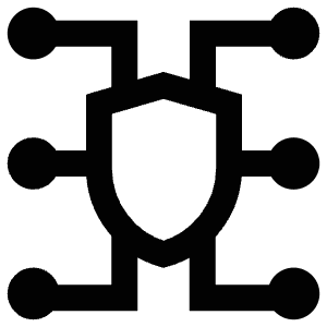 Shield Network Icon from Atlas Line Set