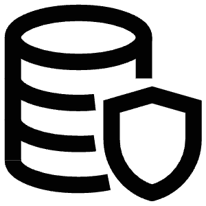 Shield Server Icon from Atlas Line Set