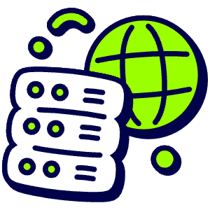 Server Network Icon from Stickies Duo - Free Set