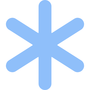 Asterisk 1 Icon from Core Flat Set