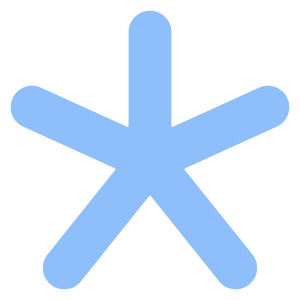 Asterisk 3 Icon from Core Flat Set