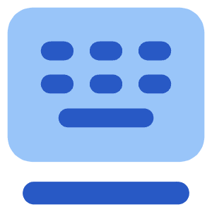 Floating Keyboard Case Tablet Icon from Core Flat Set