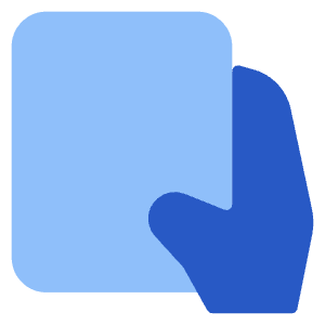 One Handed Holding Tablet Handheld Icon from Core Flat Set