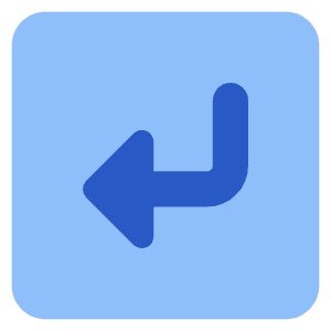 Return 3 Icon from Core Flat Set