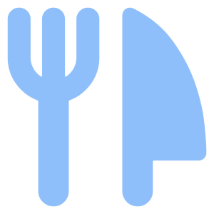Fork Knife Icon from Core Flat Set