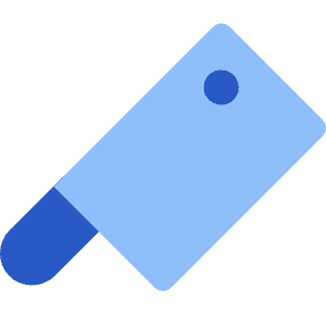 Knife 1 Icon from Core Flat Set
