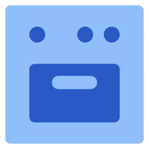 Oven Icon from Core Flat Set