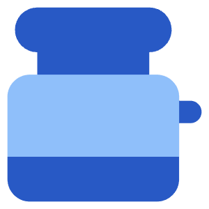 Toaster Icon from Core Flat Set