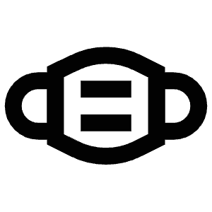 Face Mask Icon from Atlas Line Set