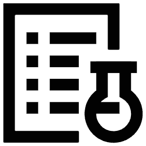 Laboratory List Icon from Atlas Line Set