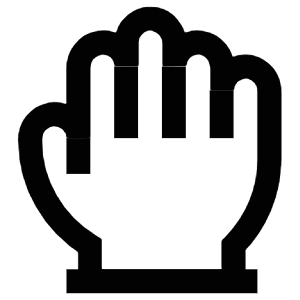 Safety Glove Icon from Atlas Line Set