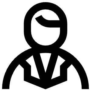 Scientist Man Icon from Atlas Line Set