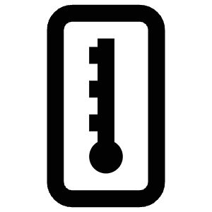 Thermometer Icon from Atlas Line Set