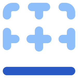 Border Bottom Icon from Core Flat Set