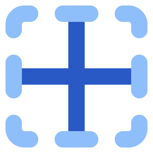 Border Center Icon from Core Flat Set