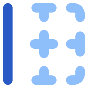 Border Left Icon from Core Flat Set