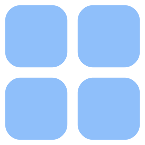 Layout Grid Icon from Core Flat Set