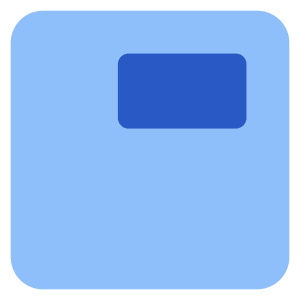 Layout Position Top Right Icon from Core Flat Set
