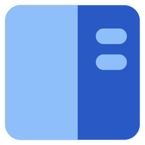 Layout Right Sidebar Icon from Core Flat Set