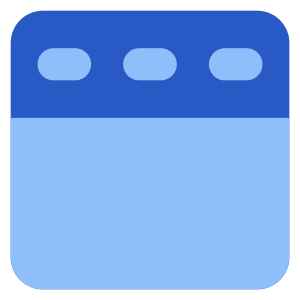 Layout Top Bar Icon from Core Flat Set