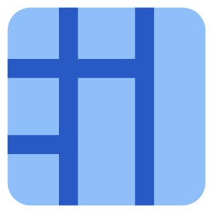 Layout Window 43 Icon from Core Flat Set