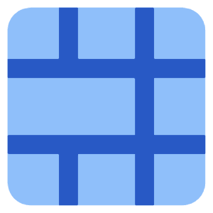 Layout Window 55 Icon from Core Flat Set