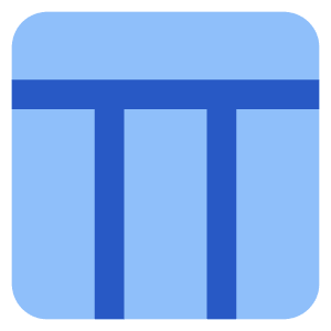 Layout Window 6 Icon from Core Flat Set