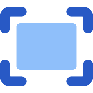 Zoom Fit Screen Icon from Core Flat Set