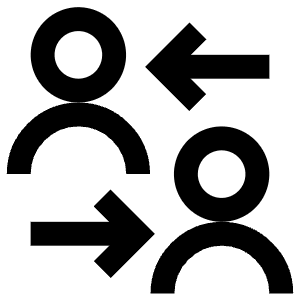 Accounts Transfer Arrows Icon from Atlas Line Set