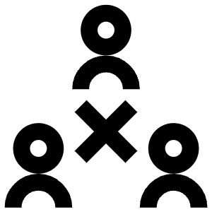 Xmark Group People Accounts Icon from Atlas Line Set