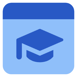 Web Application Learning Icon from Core Flat Set