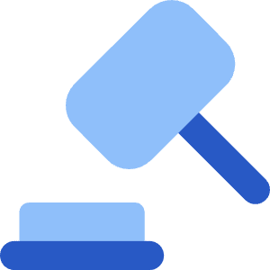 Justice Hammer Icon from Core Flat Set