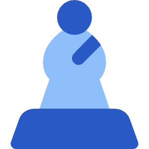 Chess Bishop Icon from Core Flat Set