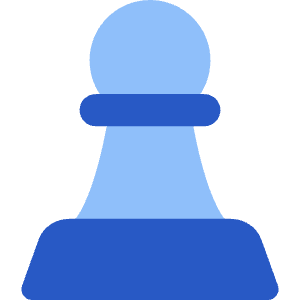 Chess Pawn Icon from Core Flat Set