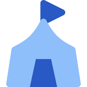 Circus Tent Icon from Core Flat Set