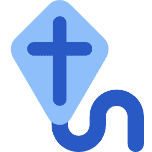 Kite Icon from Core Flat Set