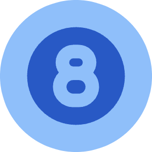 Magic 8 Ball Icon from Core Flat Set