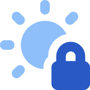 Brightness Lock Icon from Core Flat Set