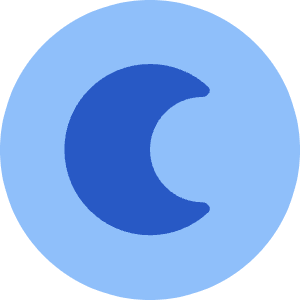 Dark Dislay Mode Icon from Core Flat Set