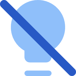 Light Off Icon from Core Flat Set