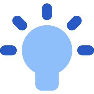 Lightbulb On Icon from Core Flat Set